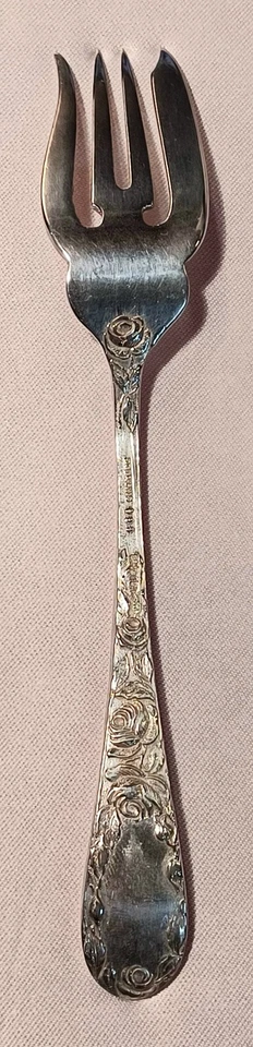 Вилка (S) для салата из чистого серебра Baltimore Rose - Schofield - Изображение 2 из 4