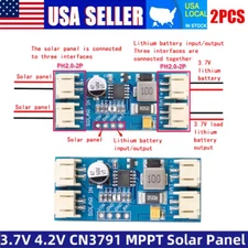 2PC 6V CN3791 MPPT Solar Panel Charger Regulator Controller Board 3.7/4.2V