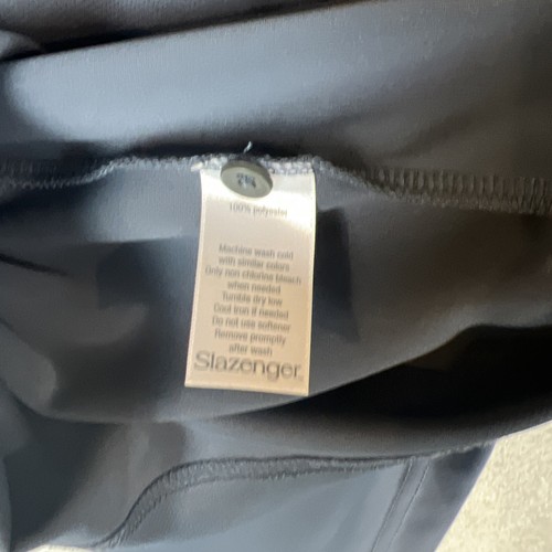 Slazenger Mens Golf Polo Shirt Medium Gray Performance Pockets - Picture 8 of 9