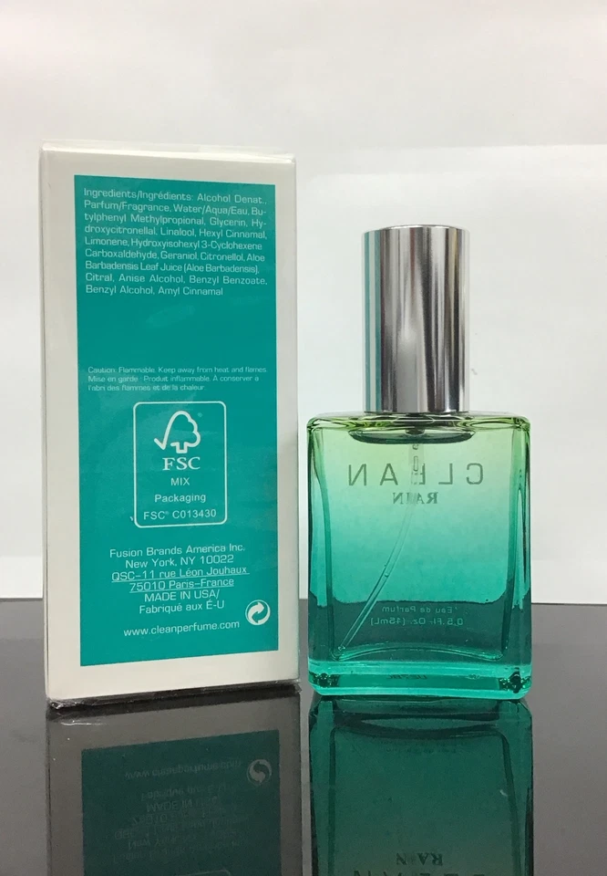 Clean Rain Eau De Parfum Mini Spray 0.5 Fl Oz/15 ml, Como en la foto. Foto 3 de 4