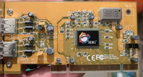 SIIG Hi-Speed USB Dual Port PCI Card JU-P20012