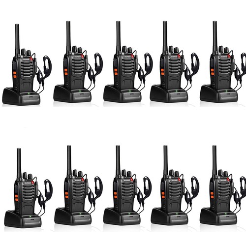 Baofeng BF-88E Walkie Two Way Talkies Radio PMR 16CH Long Range+Earphones Lot - Picture 15 of 15
