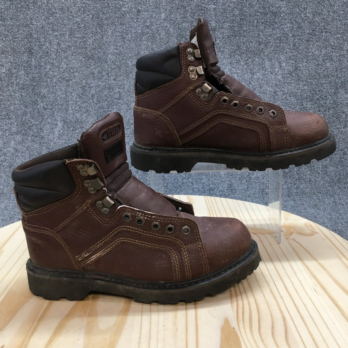 Texas Steer Boots Mens 9 W Kode Flexcore Work Boot 20130 Brown Leather Texas Steer Men main image 2