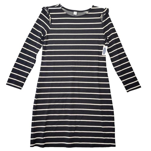 sachin and babi light blue dress Zapaka Vintage Navy Blue Patchwork A-Line V Neck Knee Length Cotton Long Sleeve Casual Wrap Party Dress, Navy / 3XL