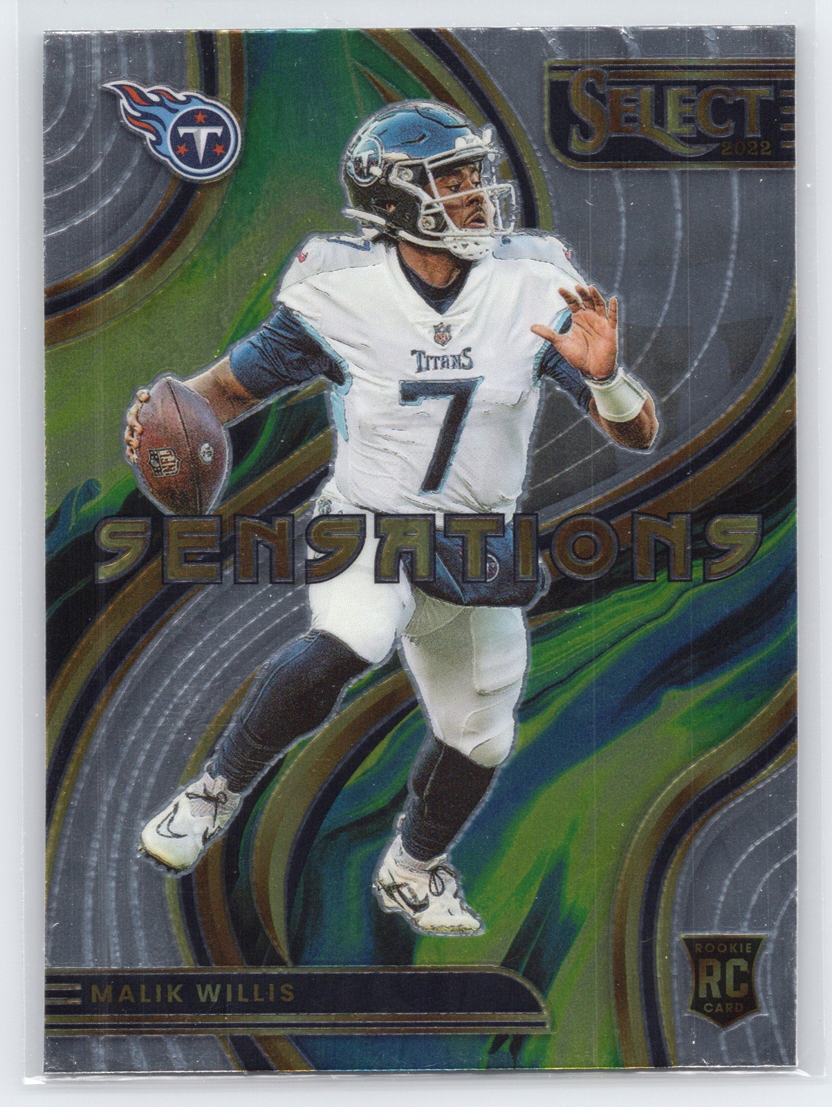 Malik Willis - 2022 Panini Select - Sensations - Rookie - Tennessee Titans
