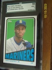 2013 TOPPS ARCHIVES 1972 BASKETBALL 72B-KG KEN GRIFFEY JR MARINERS SP PSA 9 MINT