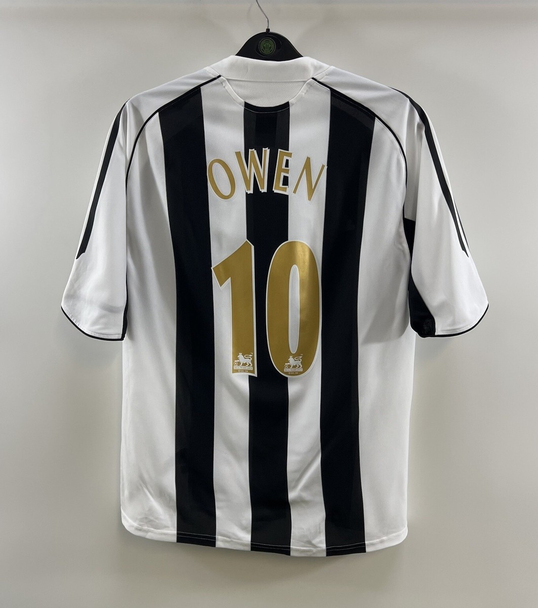 Newcastle United Owen 10 Home Football Shirt 2005/07 Adults Large