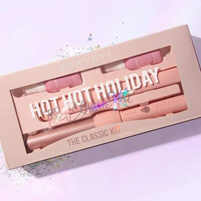FOXYBAE Hot Hot Holiday Classic Kit | Flat Iron + Curling Wand Set | New Sealed