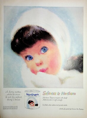 Original Northern Ad: Northern Tissue is made with stuff, Nothing else ...