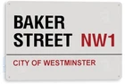TIN SIGN Baker Street, NW1, Westminster, London, UK, Décor, Garage, A847