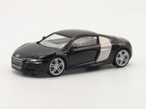 Herpa escala 1:87 HO Audi R8 R negro plata modelo 028240-003 | Zustand: New