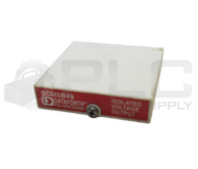 DATAFORTH SCM5B49-05 ISOLATED VOLTAGE OUTPUT MODULE 5VDC SCM5B49