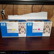 NEW HP Q6462A Q6463A Yellow Magenta Toner Cartridge for HP LaserJet 4730 69