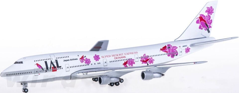 1:500 Hogan Japan Airlines JAL BOEING 747-300 Passenger Airplane