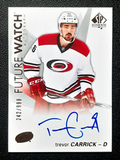 TREVOR CARRICK RC AUTOGRAPH FW 2016-17 SP AUTHENTIC 16-17 NO 130 #242/999  29026