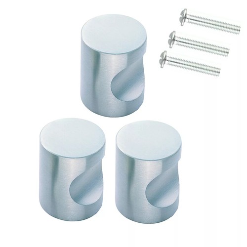 Armario de acero inoxidable CILÍNDRICO armario muebles de cocina puerta tirador perilla - Imagen 10 de 10