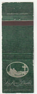 MATCHBOOK COVER - LA RIVE GAUCHO RESTAURANT - PALOS VERDES ESTATES CALIFORNIA
