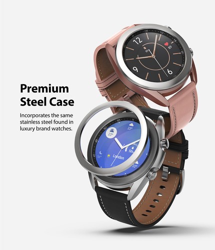 Pour Galaxy Watch 3 Boîtier (45 mm / 41 mm) Ringke Bezel Styling Frame Cover Protector - Photo 25 sur 80