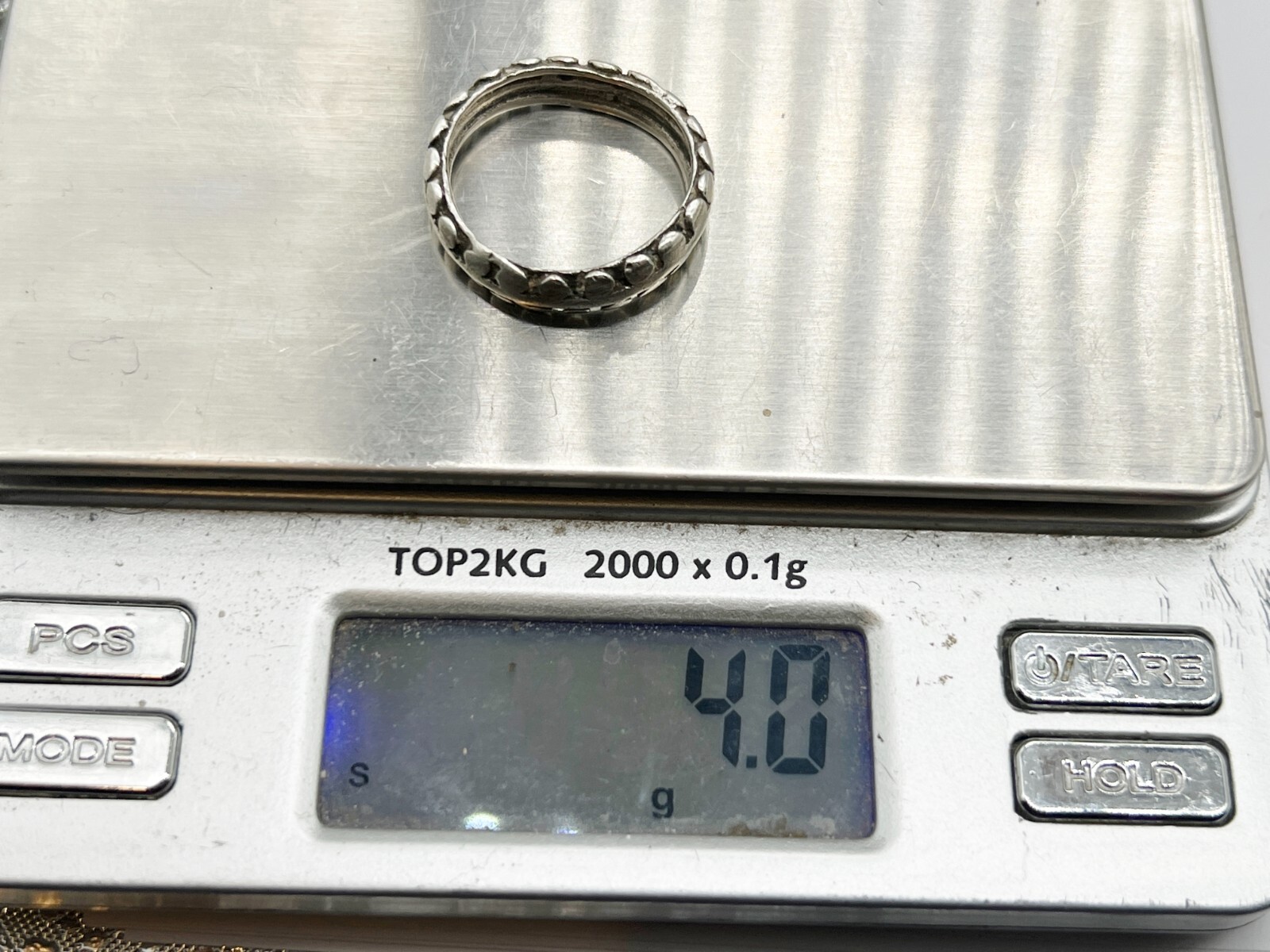 VINTAGE SOLID STERLING SILVER BASHED MOTORBIKE TY… - image 7