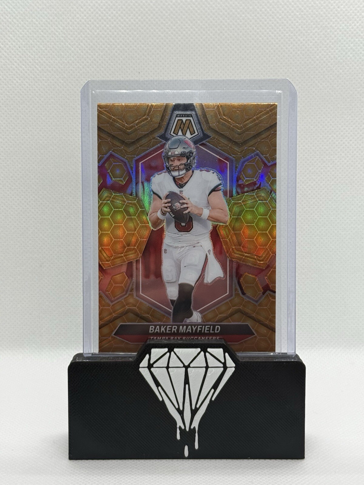 2024 Panini Mosaic Baker Mayfield Honeycomb Tampa Bay Buccaneers SSP #204