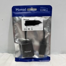 Moread Display Port to VGA Adapter, Black ~ NEW SEALED