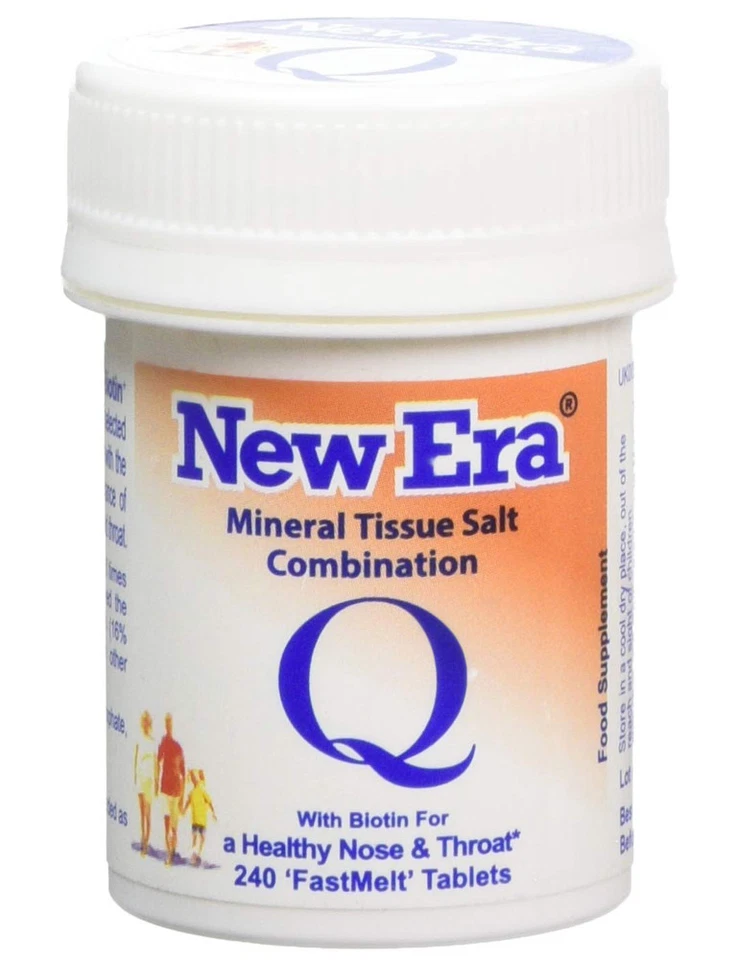 New Era Combination Q Tissue Salts HEALTHY NOSE & THROAT 240 Tablets