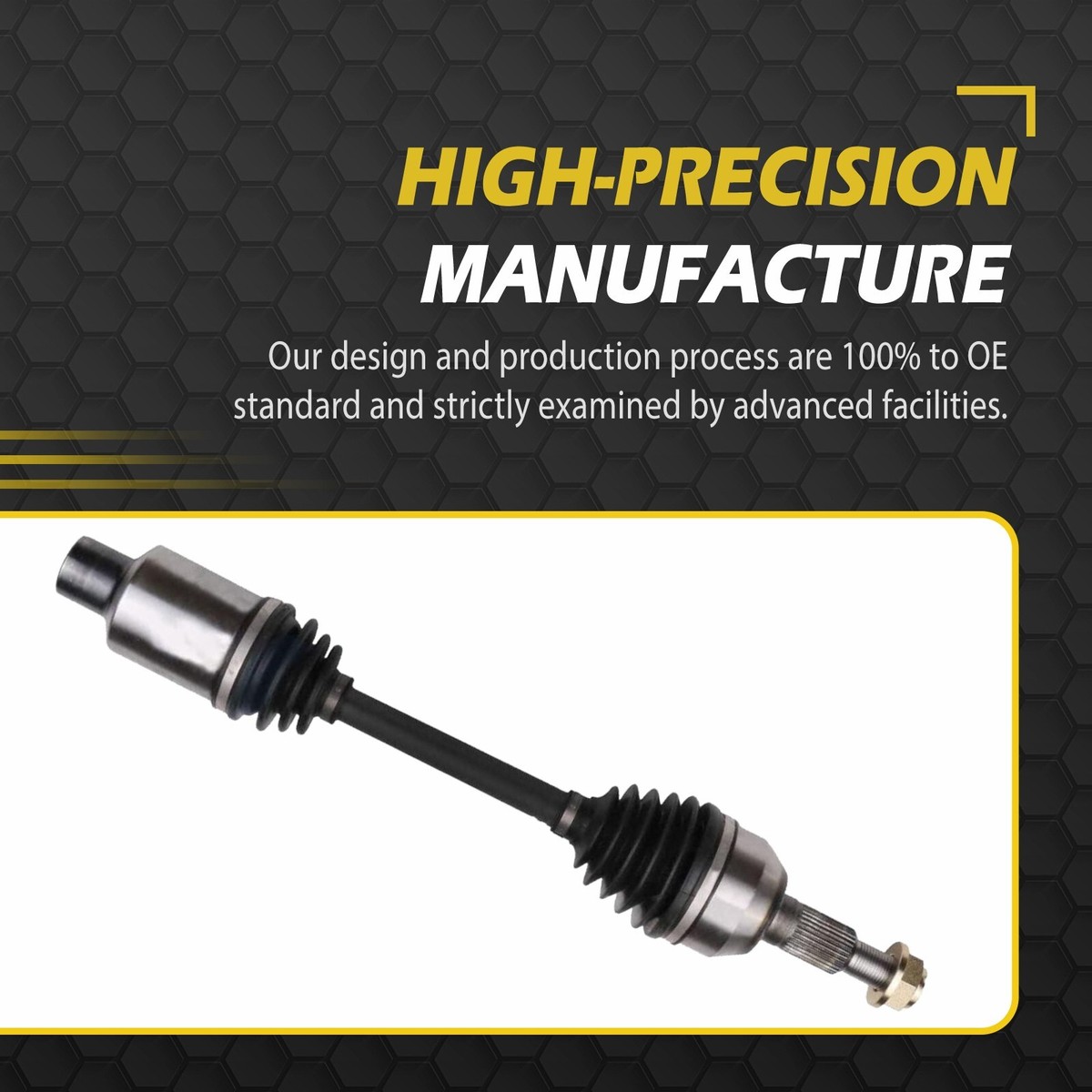 Front Axle Shaft Kit - 2010-2016 GMC Terrain 2.4L 4-Cylinder