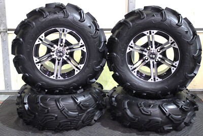 YAMAHA KODIAK 700 28'' MAXXIS ZILLA ATV TIRE & 14'' VIPER M/B WHEEL KIT IRS1CA