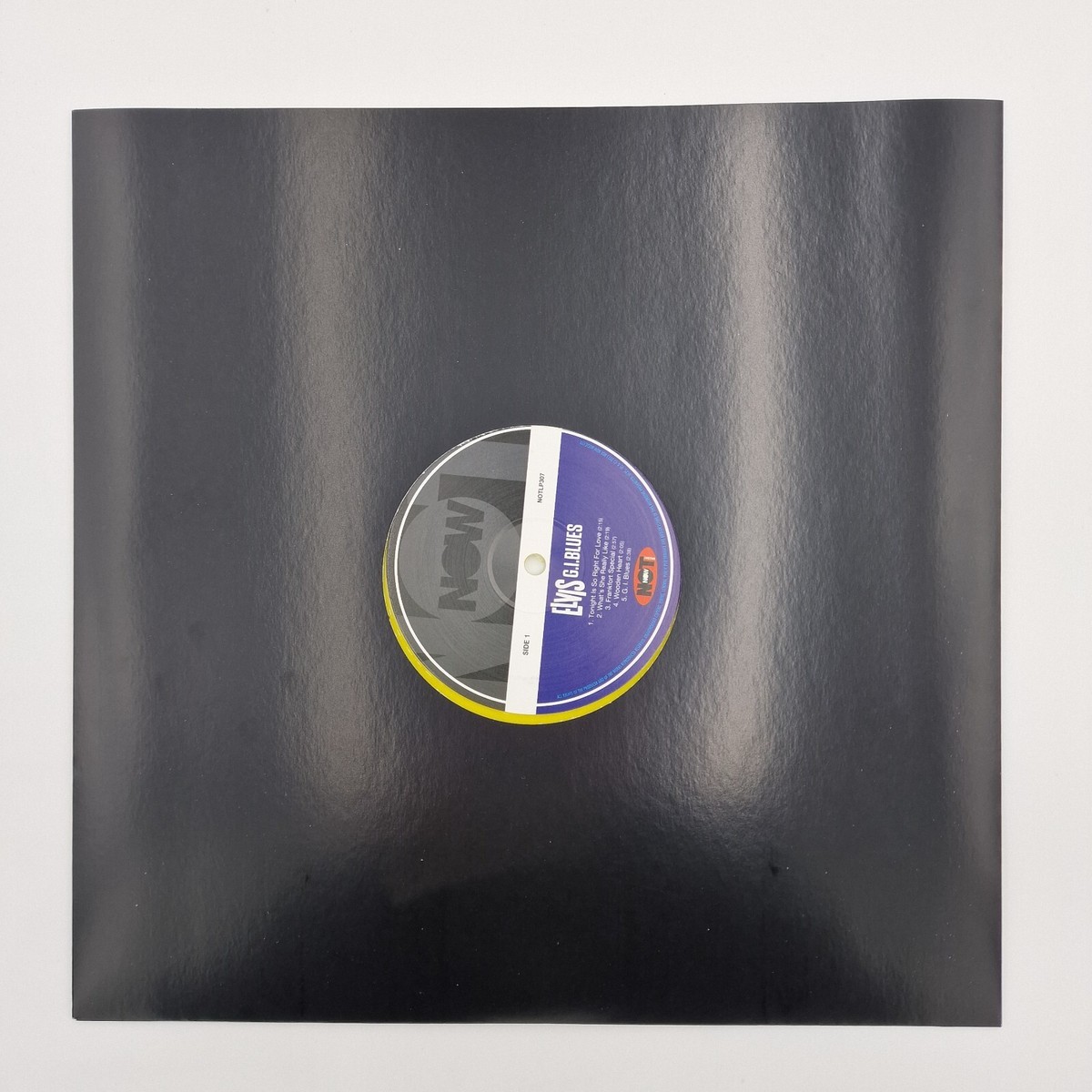 12" Disco Bags Inner Card With Or Without Holes Black/White