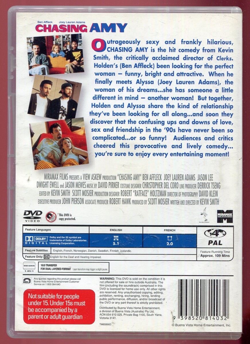 チェイシングエイミー ブルーレイ miramax Amazon.com: Chasing Amy [Blu-ray] : Ethan Suplee, Ben