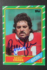 Randy Cross San Francisco 49ers Autographed 1986 Topps #162 Signed Card UCLA
