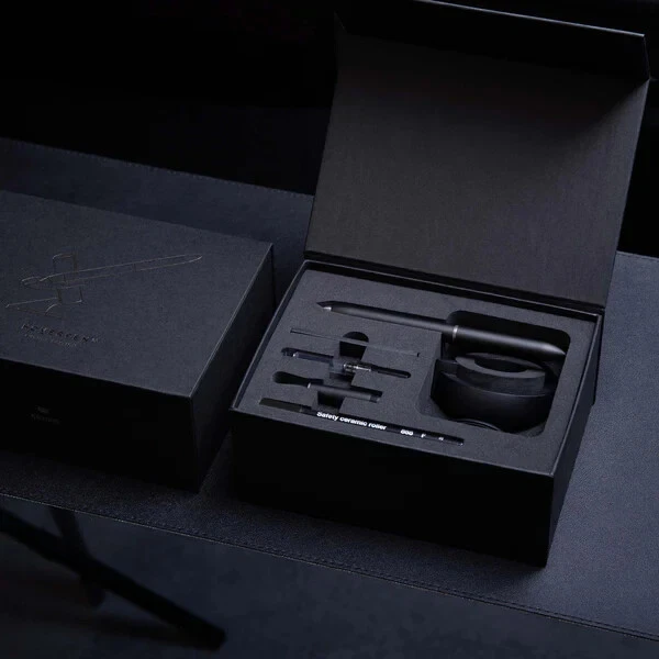 Hoverpen 3.0 Future Edition, Füllfeder, Rollerball, Schwarz, Aluminium / NEU OVP - Bild 4 von 4