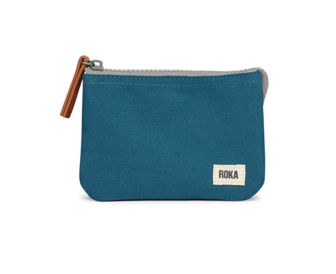 Cartera Cartera Monedero Tres Secciones Reciclada Pequeña P&P Roka London Carnaby Gratis Nueva