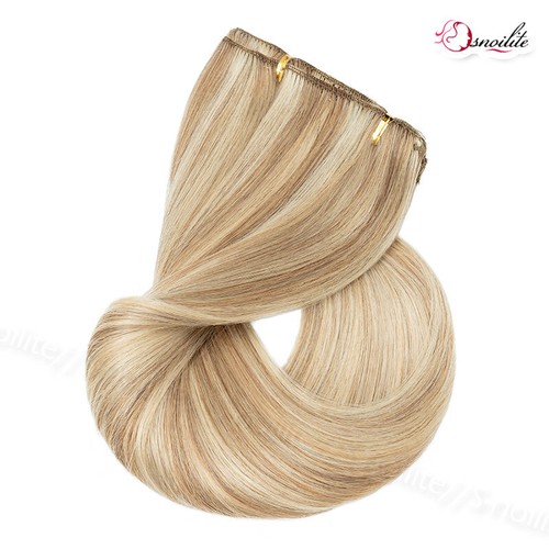 Real THICK 160g++ Double Weft Clip In Remy Human Hair Extensions Full Head 8PCS - Picture 41 of 55