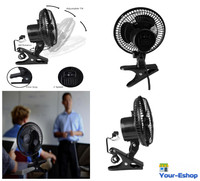 Clip On Mini Electric Cooling Fan Portable 6 Inch Adjustable Small Table Desk Clip On Mini Electric Cooling Fan Portable 6 Inch Adjustable Small Table Desk
