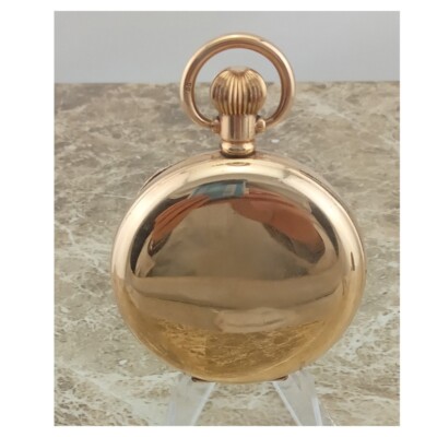 14k Gold Cortebert Cal. 529   Bibby Line Liverpool  Hunter Pocket Watch 1938