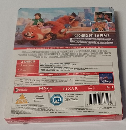 Turning Red (Blu-ray) Steelbook - Picture 2 of 2