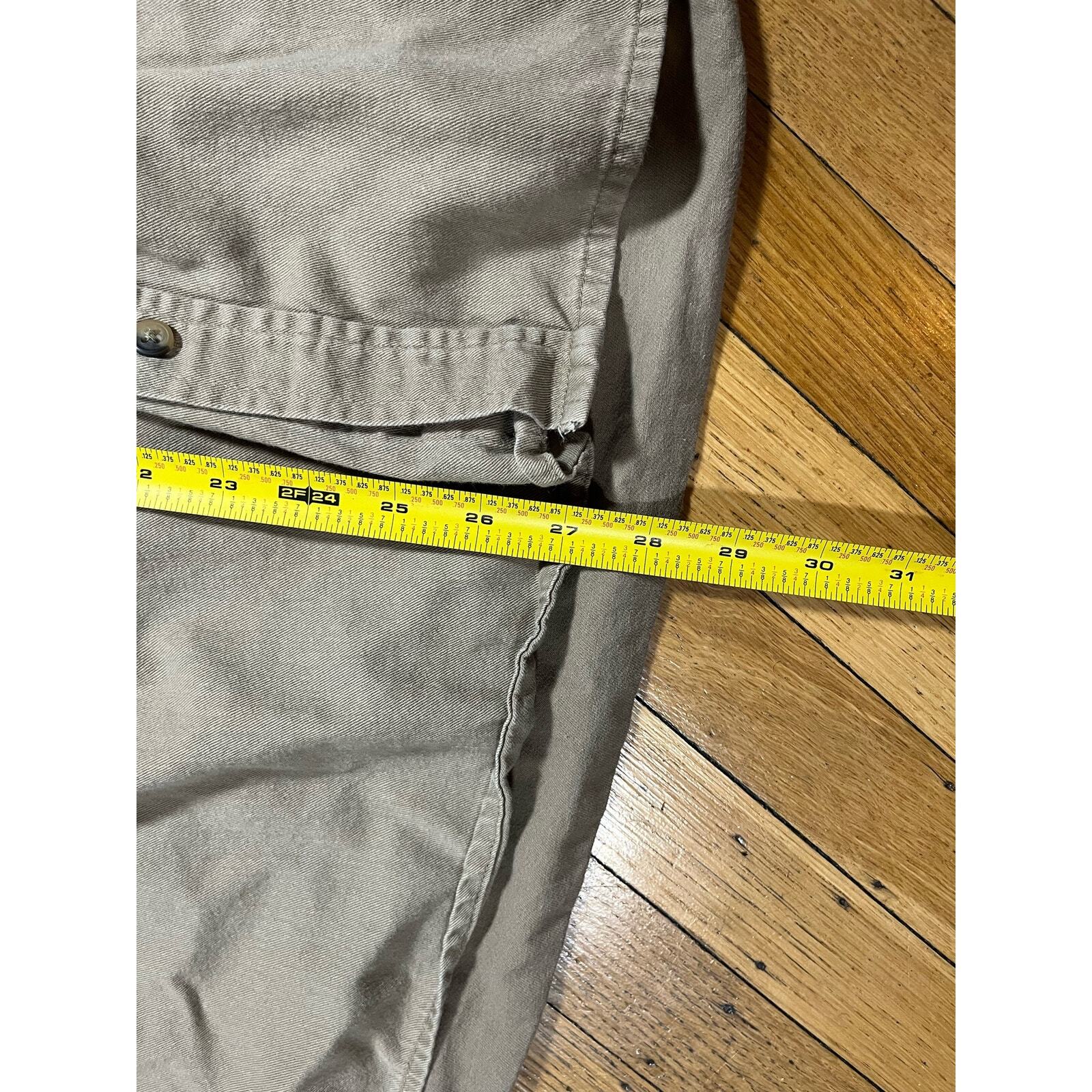 Wrangler Brown Button Up / Button Down Pockets Sh… - image 5