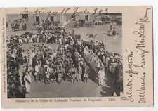 CHILE 1903 Danzantes Virgen Andacollo Coquimbo Ed. E. Ortega La Serena