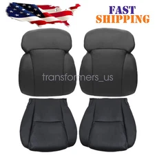 For Lexus GS460 2006-2011 Seat Cover Driver & Passenger Side Bottom & Top Black