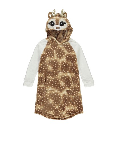 brown bear dressing gown Brown Teddy Bear Jumper Romper Dress Brown Cord Hoodie M