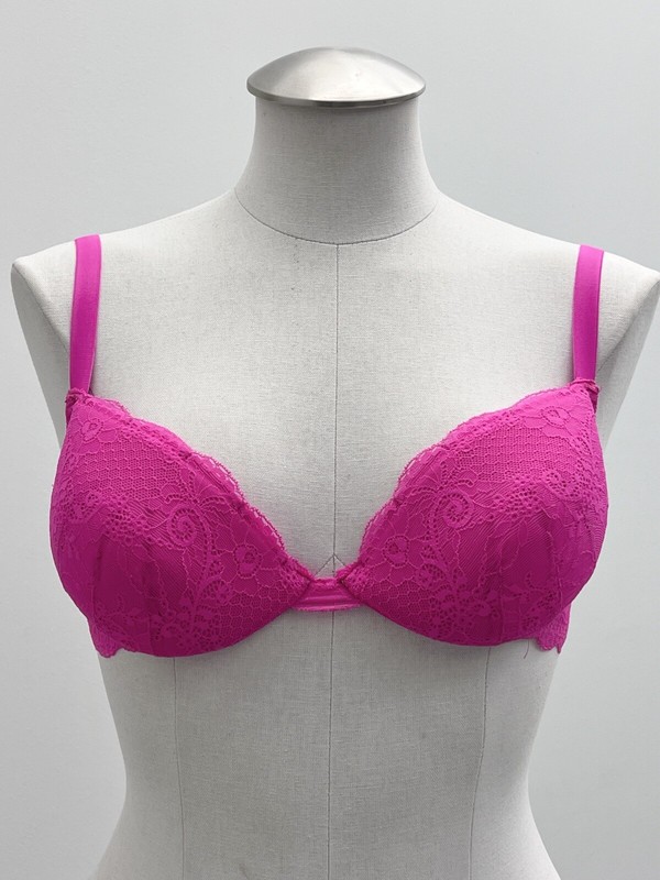 COSABELLA “TRENTA” LACE PUSH UP BRA SIZE 36C SHOCKING PINK — MADE IN ITALY