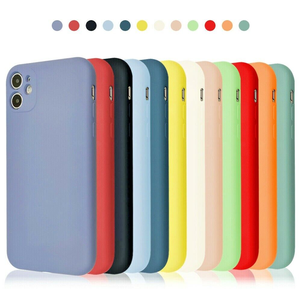 Case For iPhone XR 13 12 11 Pro Max XS X 8 7 6 Plus SE Shockproof Silicone Cover