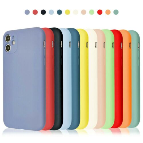 Case For iPhone 14 13 12 11 15 Pro Max XS X 8 7 SE Shockproof Silicone Cover - Imagen 1 de 58