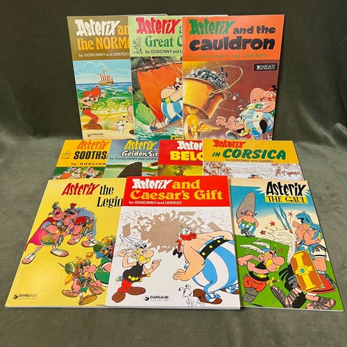 10 ASTERIX Books by R. Goscinny & A. Uderzo - PB
