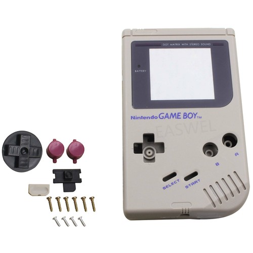 Custodia nuova guscio per Nintendo originale 1989 Gameboy parte di riparazione-bianco trasparente - Foto 3 di 3
