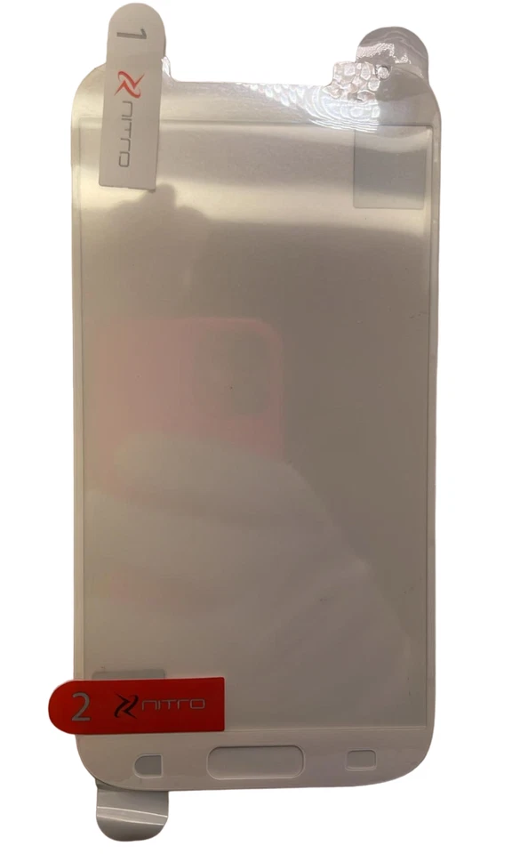 Protector de pantalla de vidrio nitro Znitro para Samsung Galaxy S4 - Blanco Foto 2 de 4