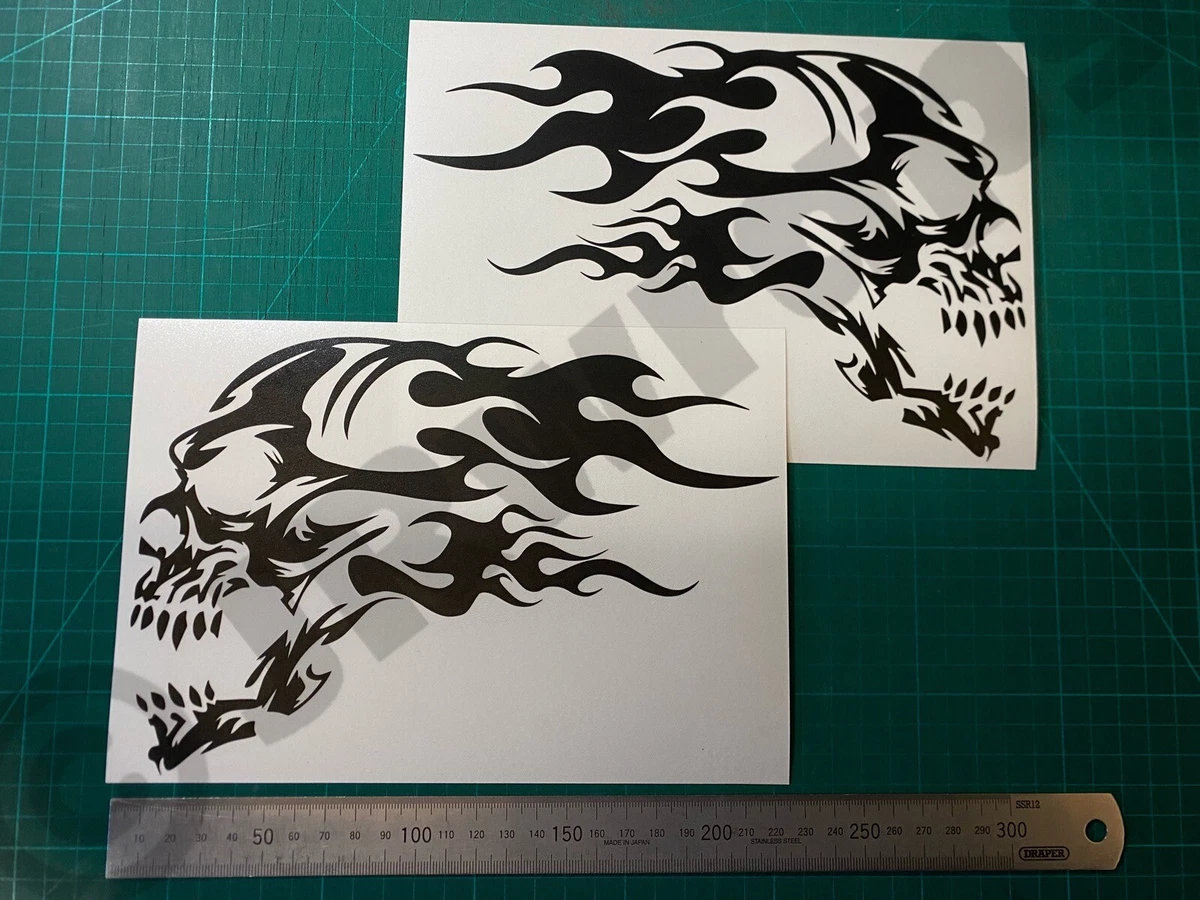 motorcycle flame stickers products for sale | UK