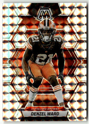 2023 Panini Mosaic NFL No. 52 Denzel Ward Mosaic Prizm