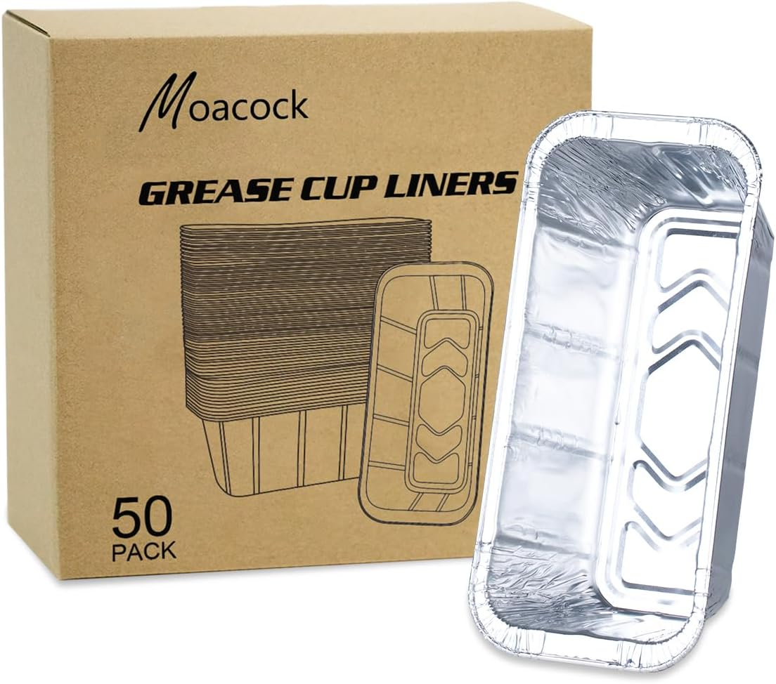 50-Pack Grease Cup Liners for 28/30/36-Inch Blackstone Griddles